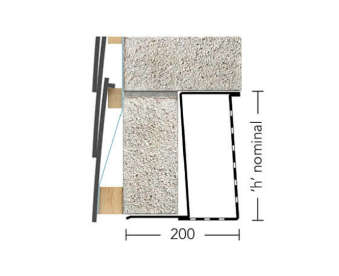 KEYSTONE S/W H/D BOX LINTEL HDBOX/K-200 2250mm KHBX2225