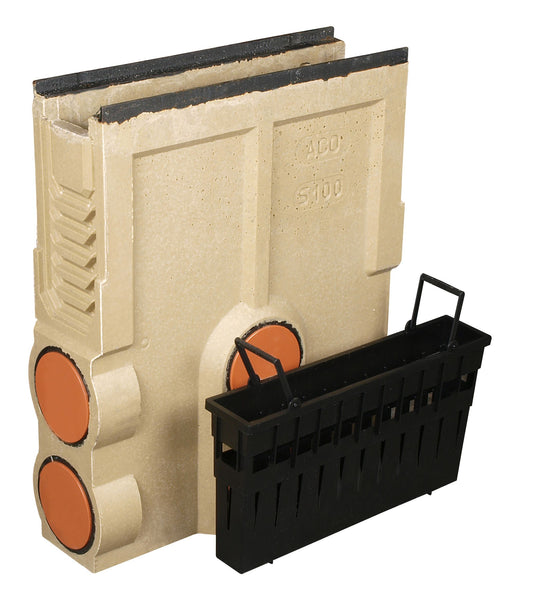 ACO F900 SUMP UNIT C/W SEDIMENT BUCKET 500mm (GRATING NOT INCLUDED) 4223