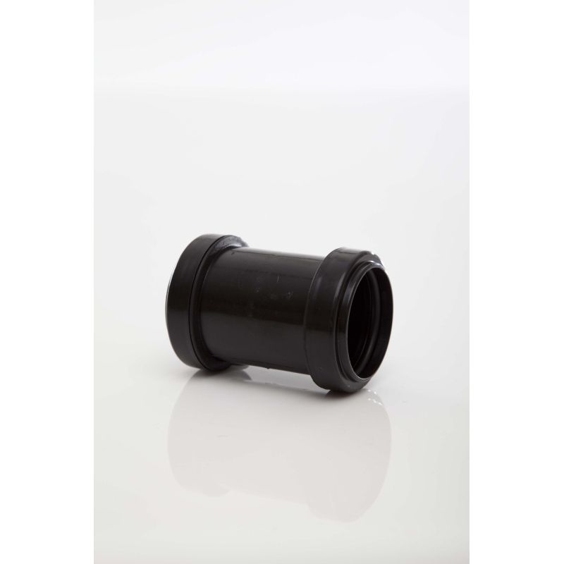 POLYPIPE PUSHFIT STRAIGHT COUPLING 40mm BROWN WP26BR