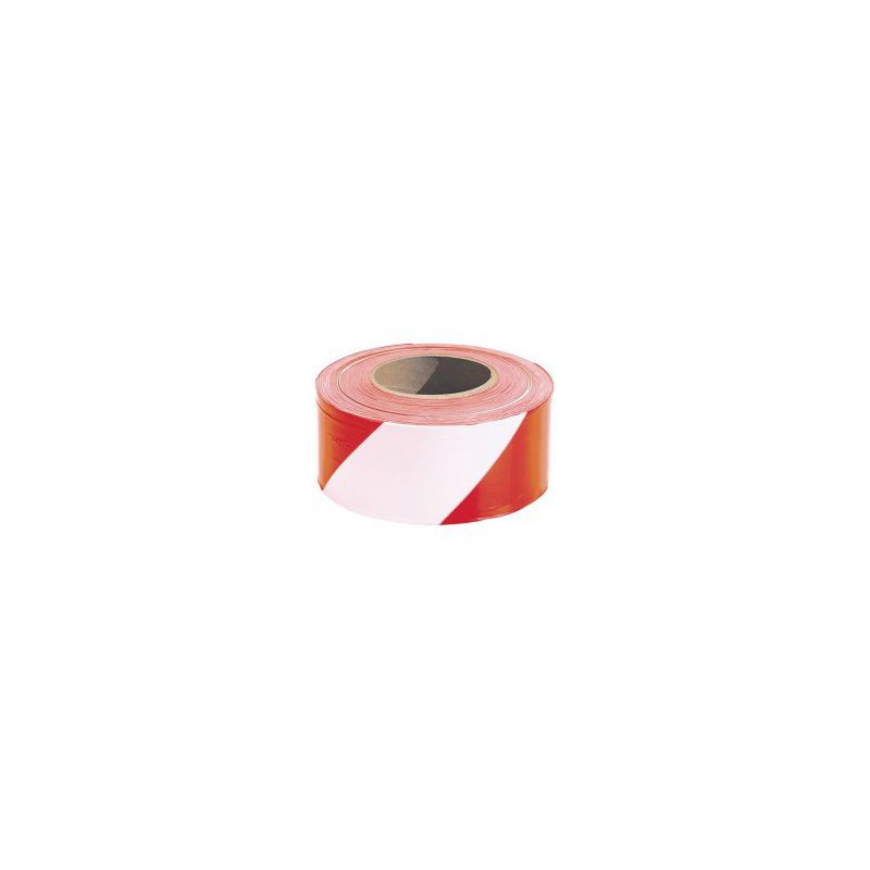 500m BARRIER TAPE RED/WHITE ZEBRA E75HT