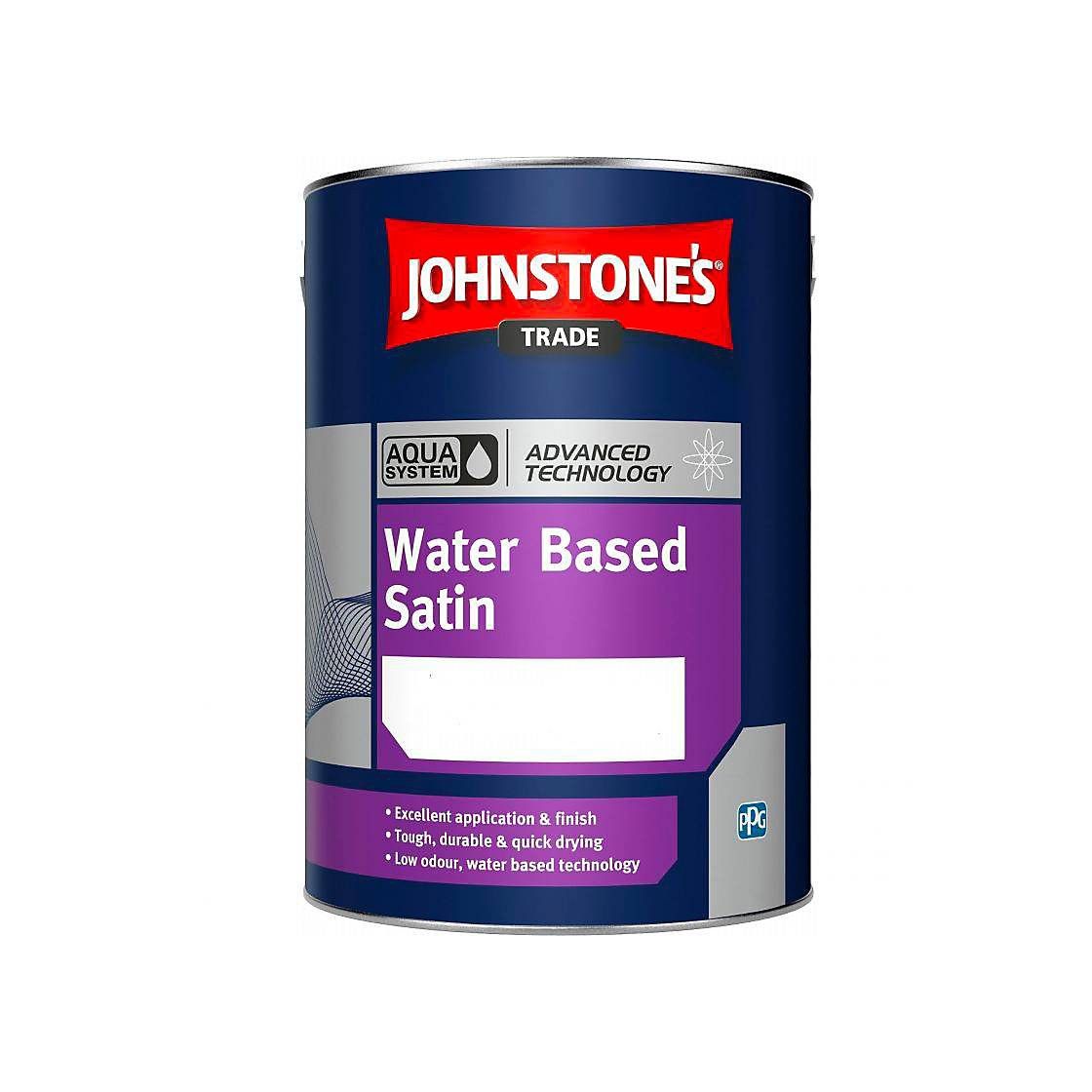 JOHNSTONES AQUA WATER BASED SATIN WHITE 2.5l 307666