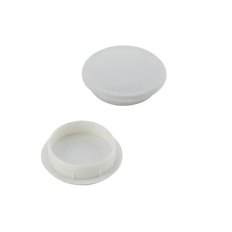 FORGEFIX FORHCC0M NO. 6-8 HINGED SCREW COVER CAPS WHITE (BAG 100)