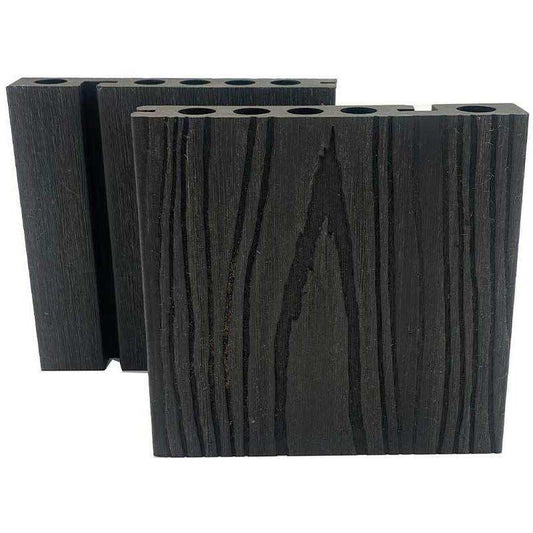 COMPLETE COMPOSITE DECKING NOSEBOARD DUAL 138 x 22 x 3600mm SHADOW CCDNBS
