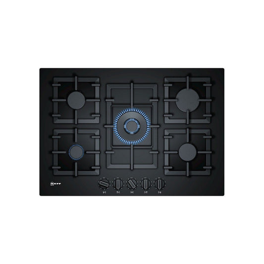 NEFF T27CS59S0 N70 GAS HOB BLACK TEMPERED GLASS