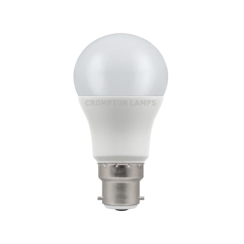 CROMPTON 11717-1 8.5w LED GLS PLASTIC B22D 2700k