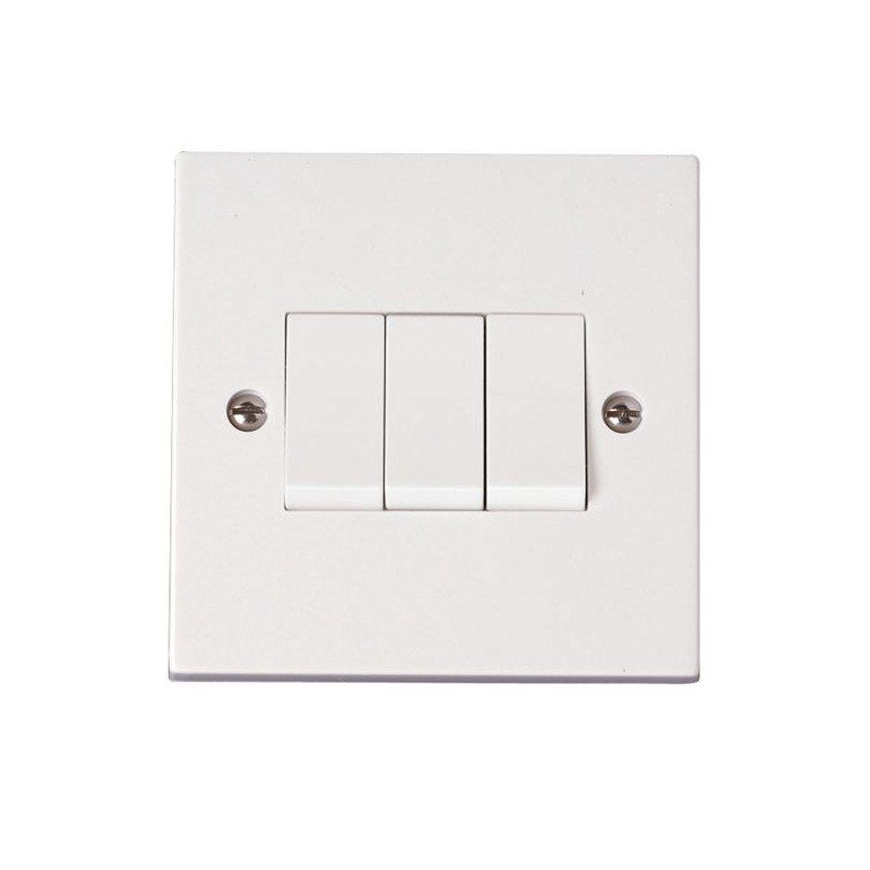 CLICK PRW013 PLATESWITCH 3G 2W 10A WHITE