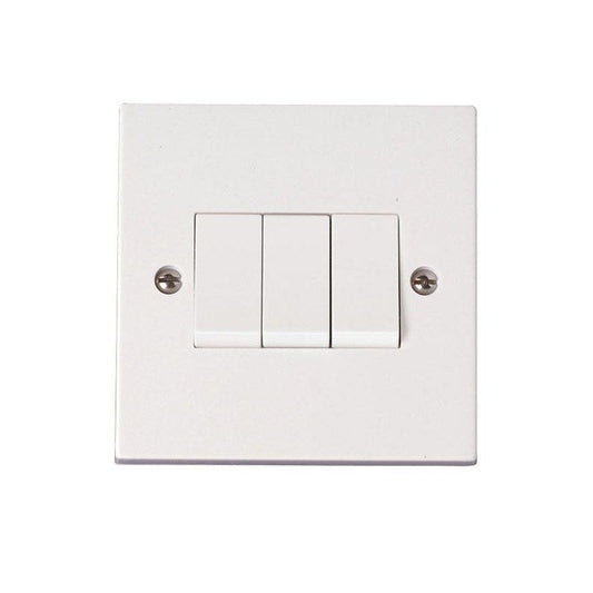 CLICK PRW013 PLATESWITCH 3G 2W 10A WHITE