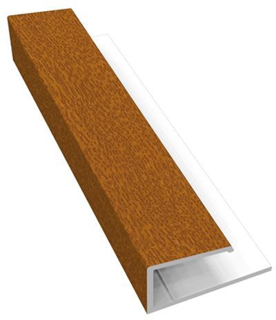 FREEFOAM UNIVERSAL EDGE TRIM 3m WOODGRAIN OAK FC3023WGO