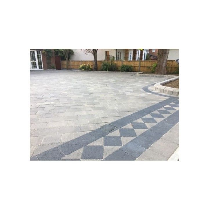 MARSHALLS DRIVESETT SAVANNA BLOCK PAVING 120 x 160 x 50mm PENNANT GREY PV1448430