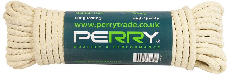 A PERRY WAXED COTTON SASH CORD 6mm 12.5m 83410006SC