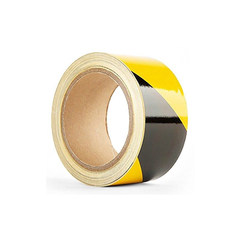 HIPPO CLOTH TAPE BLACK / YELLOW 50mm x 33m H18019