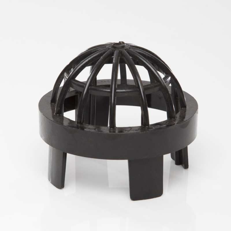 POLYPIPE SOIL VENT TERMINAL 82mm SV32 SV32B BLACK