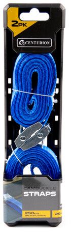 CENTURION LE43P CAMBUCKLE STRAP TWIN PACK 25mm x 3.2m (250kg)