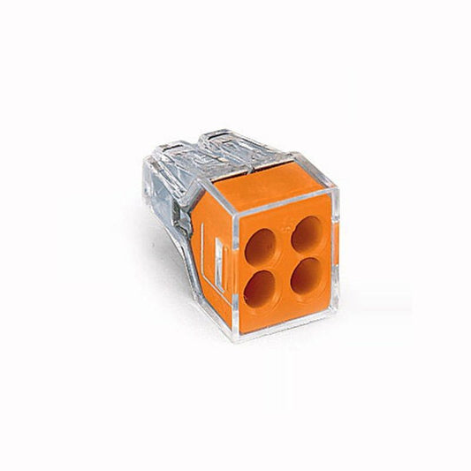 WAGO 773-104 PUSHWIRE CONNECTOR 4WAY 2.5mm (BOX 100)