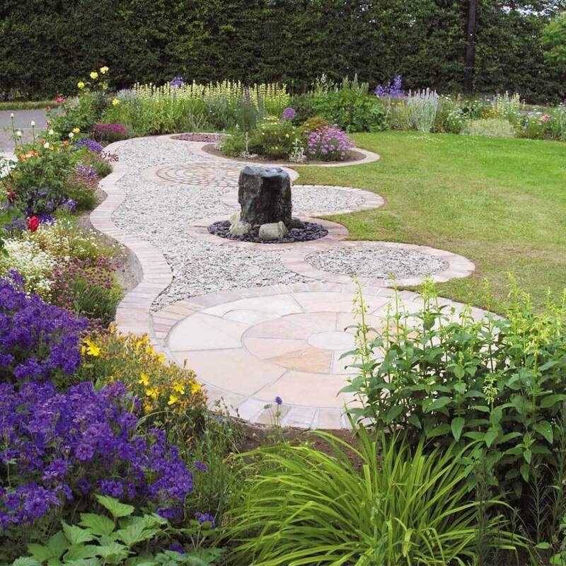 GLOBAL STONE NATURAL SANDSTONE CIRCLE 2.8m BUFF BROWN BBSC2800