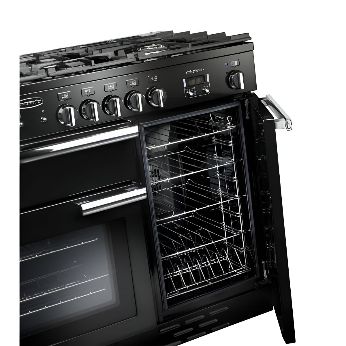 HOPKINS HOMES RANGEMASTER PROP110DFFSS/C84320 PRO PLUS DUAL FUEL RANGE COOKER 110cm S/S