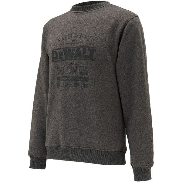 DEWALT DELAWARE GREY CREW NECK SWEATSHIRT MEDIUM