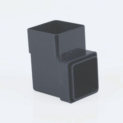 BRETT DOWNPIPE SQUARE BEND 92.5deg ANCHRACITE GREY BR508