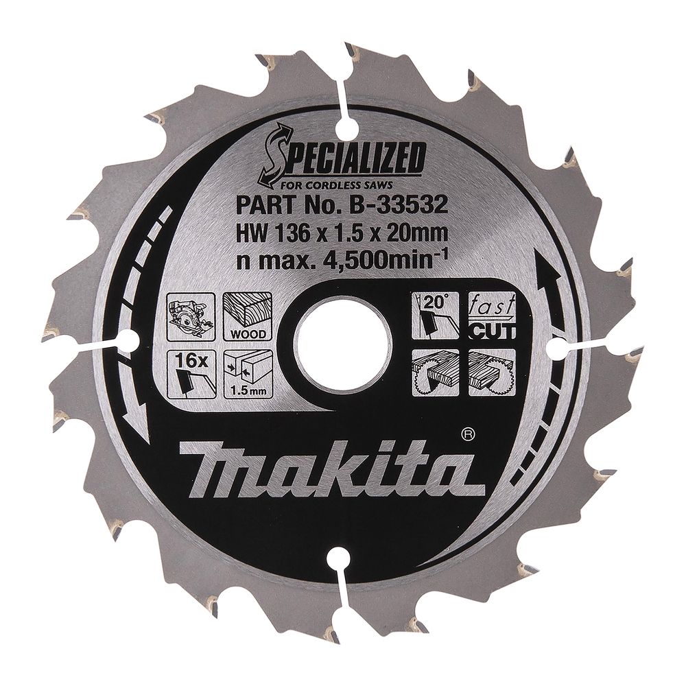 Makita Tct Blade Ccc13616E Bss500/501 | B-33532