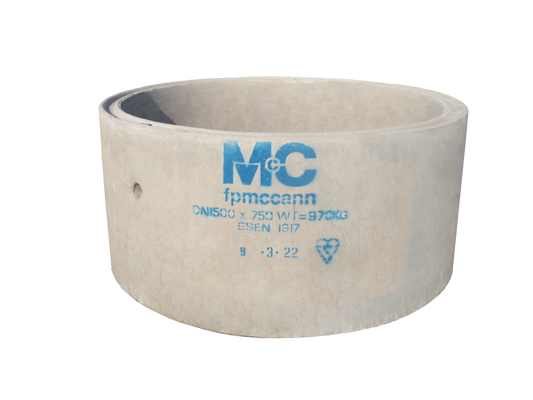 F P MCCANN 1500mm DIA x 750mm PCC CHAMBER RING 1419