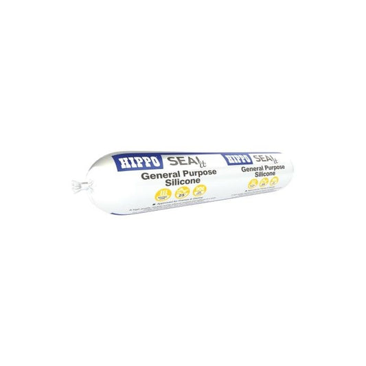 HIPPO GENERAL PURPOSE SILICONE 400ml ECO-PACK WHITE H18564