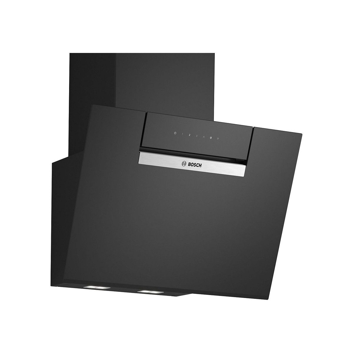 BOSCH DWK67FN60B SERIES 4 ANGLED GLASS CHIMNEY HOOD BLACK GLASS