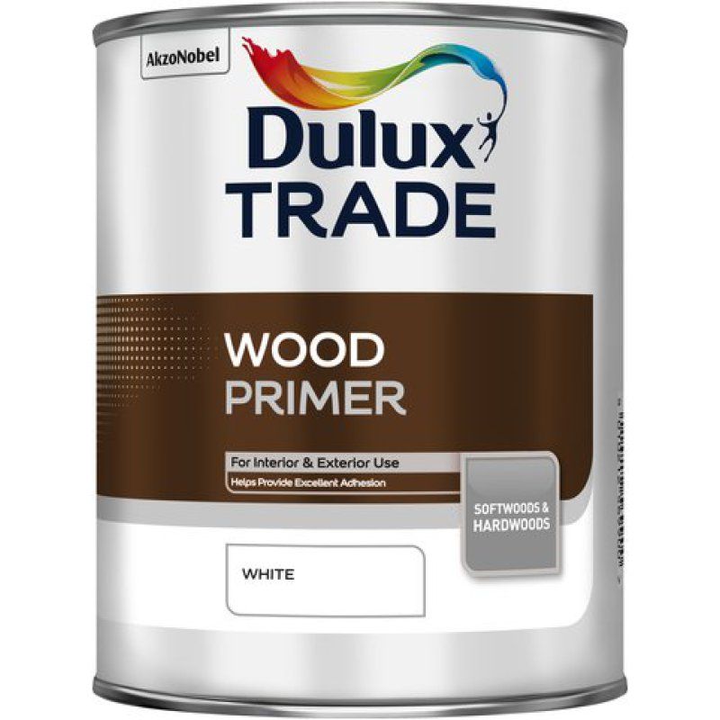DULUX TRADE WOOD PRIMER 1l WHITE 5183280