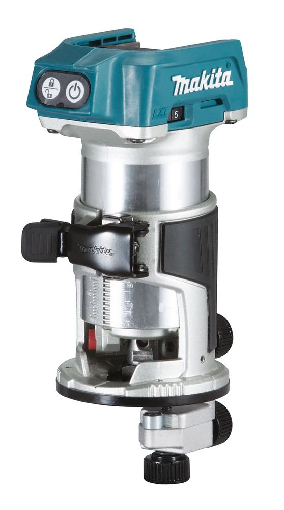 Makita 18V Body Only Brushless Router With Trimmer Guide No Batteries Or Charger | DRT50ZX4