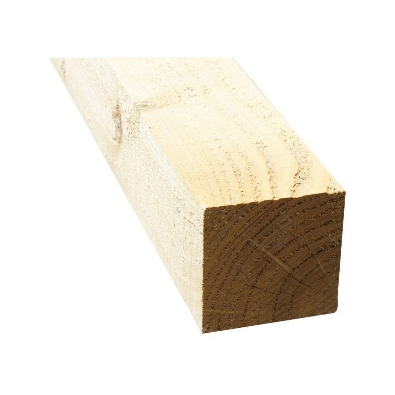 BSW 100 x 100mm x 3.6m SAWN UC4 GREEN TREATED INCISED POST FSC