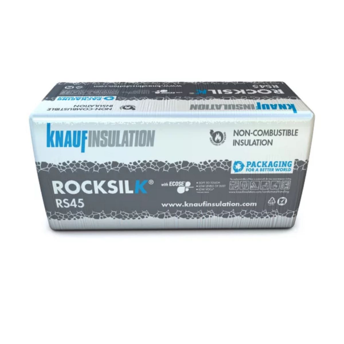 KNAUF ROCKSILK RS45 BUILDING SLAB 1200 x 600 x 100mm x 3.6m2 (PACK 5) 2411339