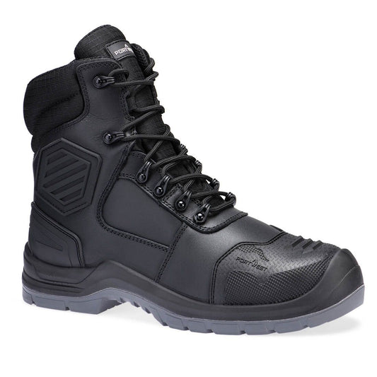 Composite Leather Mid Boot S7L HRO M CI LG SC AN SR FO, 36, R, Black