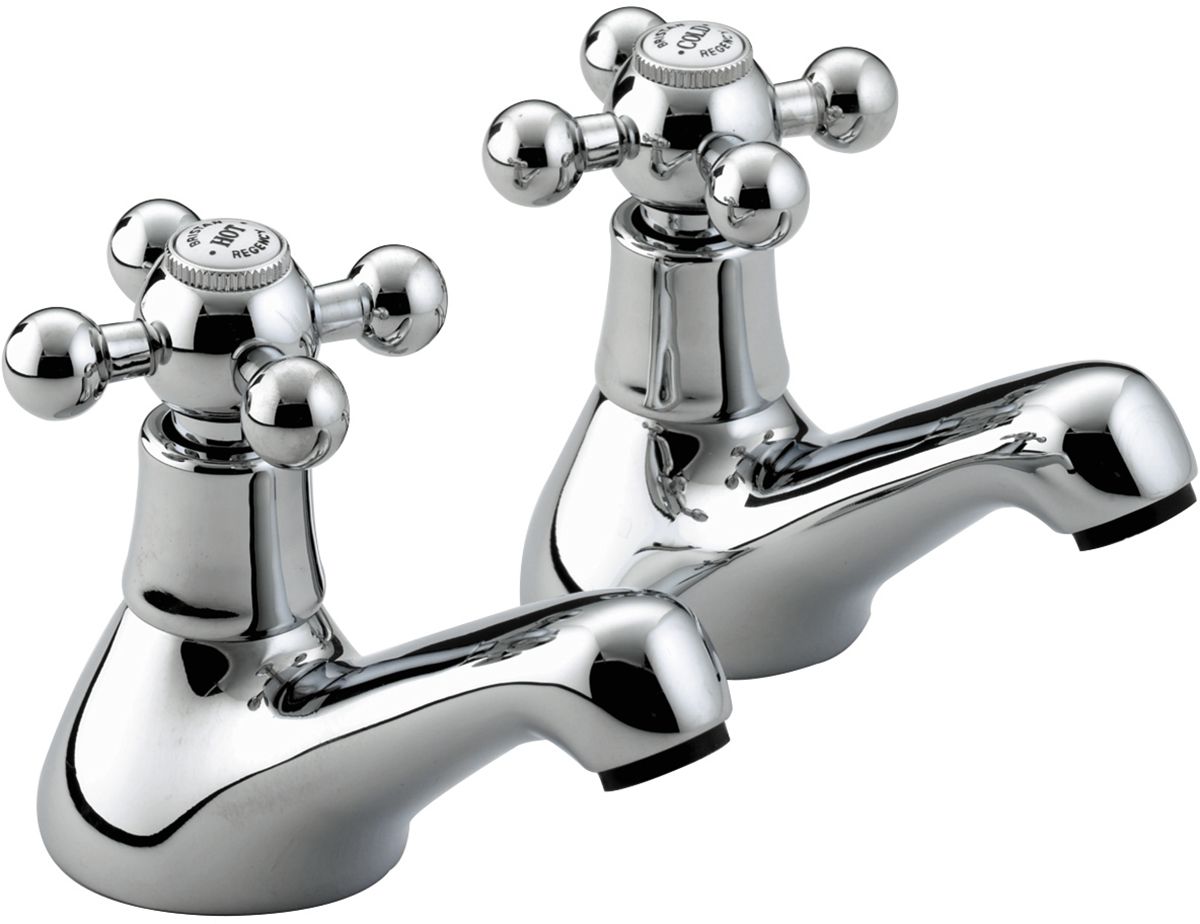BRISTAN R 3/4 C REGENCY BATH TAPS 3/4" (PAIR) CHROME