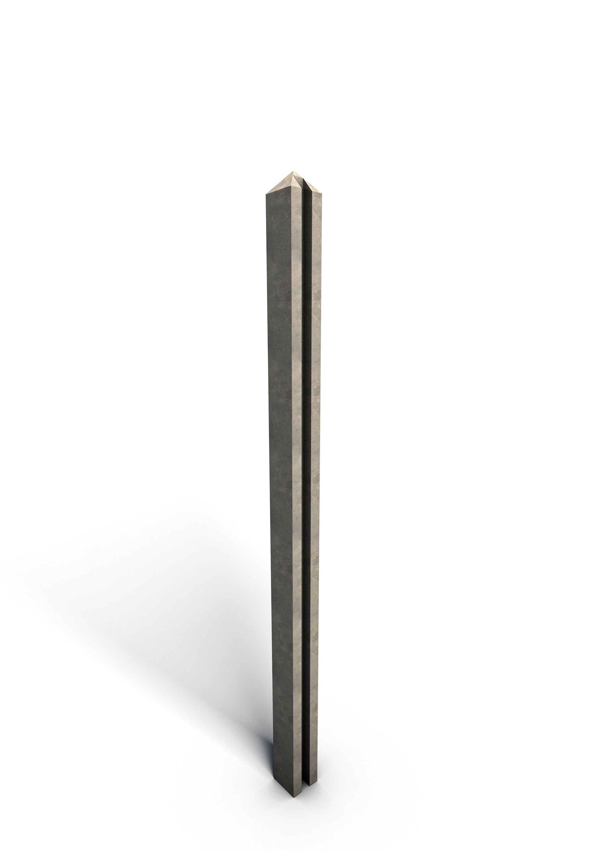 F P MCCANN LIGHTWEIGHT CONCRETE SLOTTED CORNER POST 8' FPSLPC240LW 70101