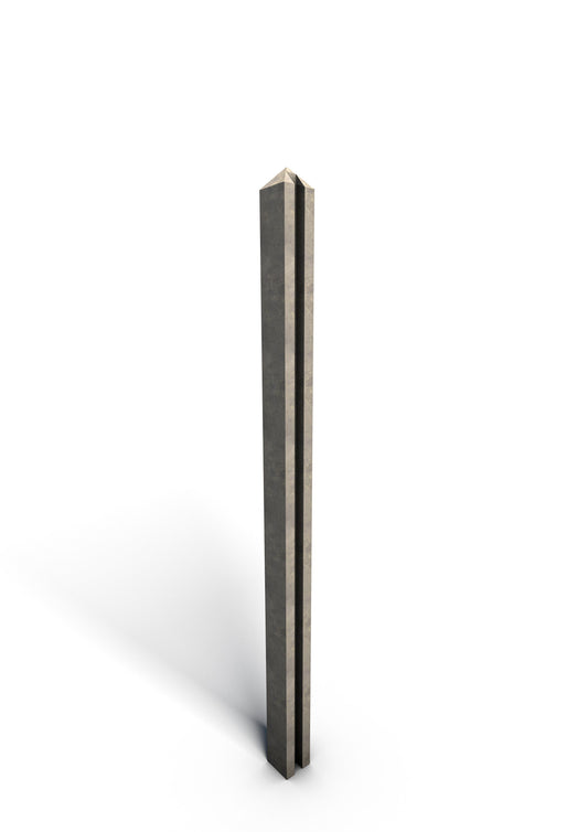 F P MCCANN LIGHTWEIGHT CONCRETE SLOTTED CORNER POST 8' FPSLPC240LW 70101