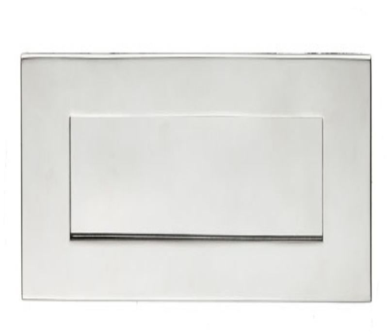 CARLISLE BRIGHT STAINLESS STEEL 257 x 80mm LETTER PLATE SWE1036S/BSS