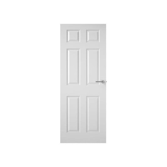 Premdor Moulded 6 Panel Textured Door 2040 x 826 x 40mm