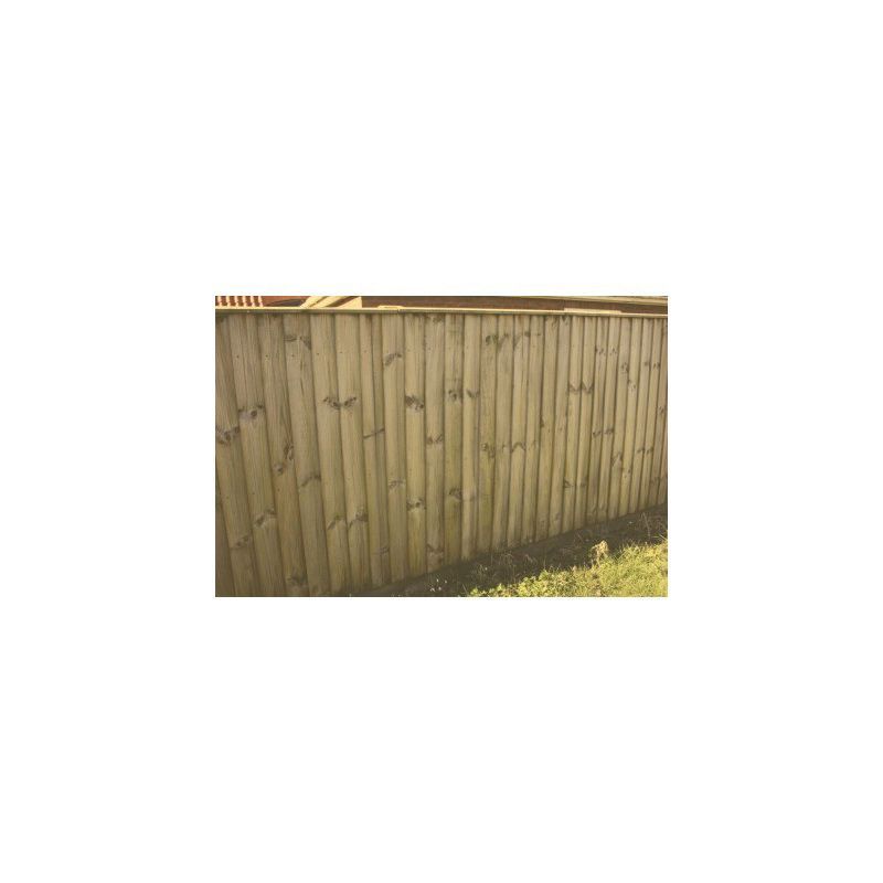 WOODBANK 1.2 x 1.83m HD SUFFOLK M&T FRAMED CLOSEBOARD FENCE PANEL GREEN