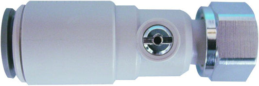 SPEEDFIT 15SVSTC-01-W TOOL-FREE SERVICE VALVE C/W STRAIGHT TAP CONNECTOR 15mm x 1/2" 70010171