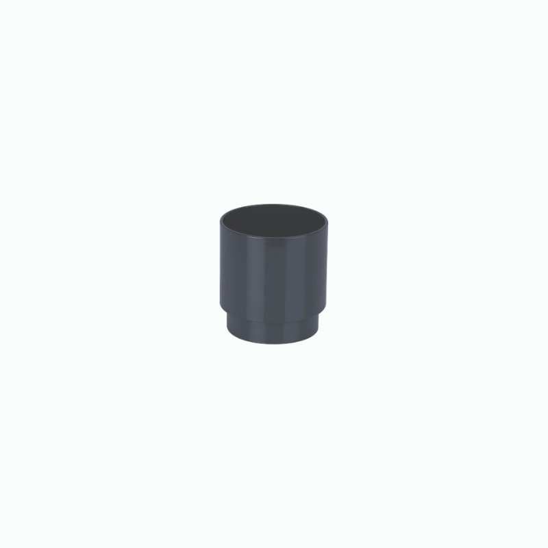 BRETT DOWNPIPE ROUND CONNECTOR ANTHRACITE GREY BR206
