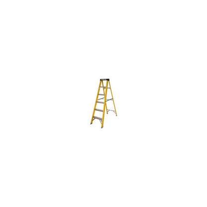 WERNER FIBREGLASS SWINGBACK STEPLADDER TRADE 6 TREAD 7160618