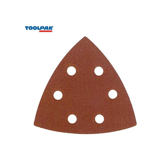 TOOLPAK SANDING TRIANGLE 93mm (PACK OF 10) VDP093E 240 GRIT