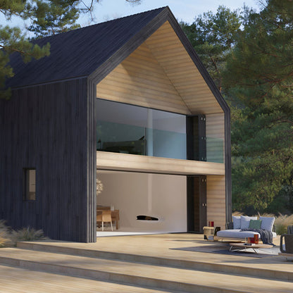 Millboard Envello Cladding Shadow Line + (Fr) Board 200 x 18 x 3600mm Golden Oak