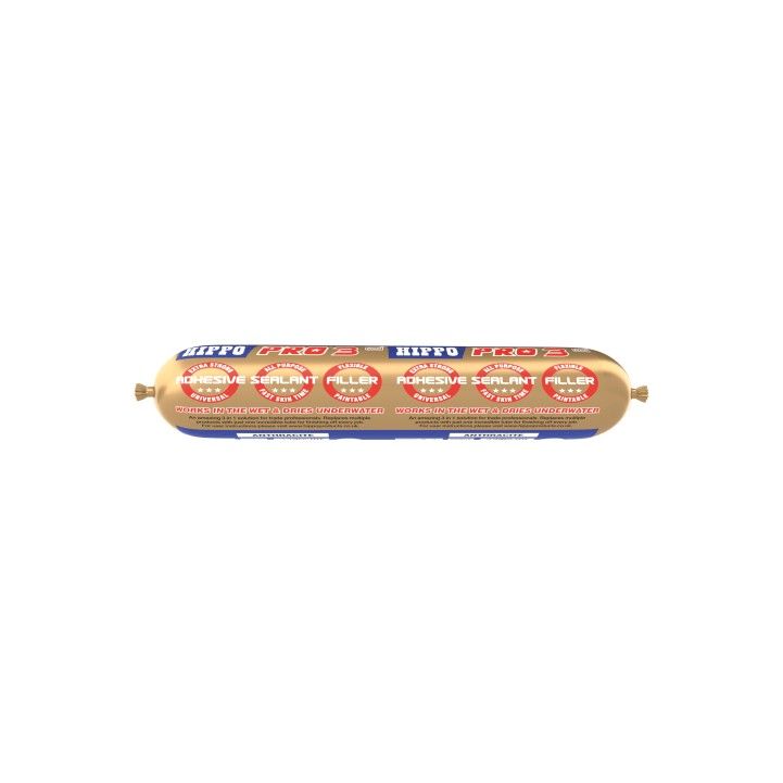 HIPPO PRO3 3-IN-1 ADHESIVE SEALANT FILLER 400ml SAUSAGE ANTHRACITE H18555