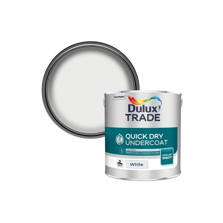 DULUX TRADE QUICK DRYING UNDERCOAT 2.5l WHITE 5220151