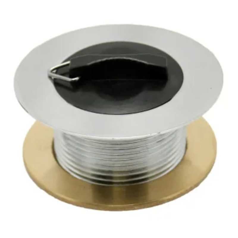 EMBRASS BATH WASTE C/W BRASS NUT 201351
