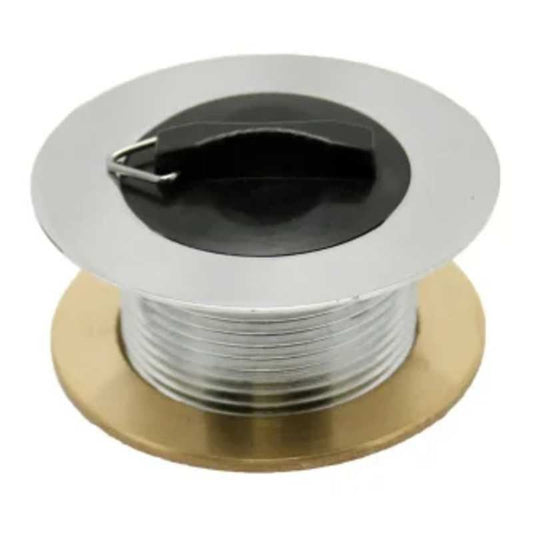EMBRASS BATH WASTE C/W BRASS NUT 201351