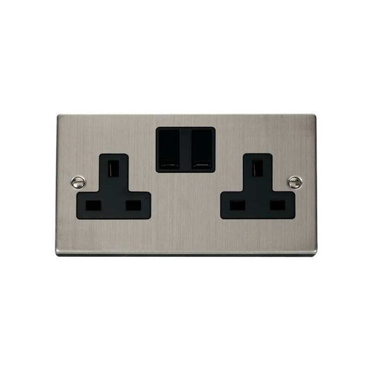 CLICK VPSS036BK 2 GANG 13A DPUK SOCKET