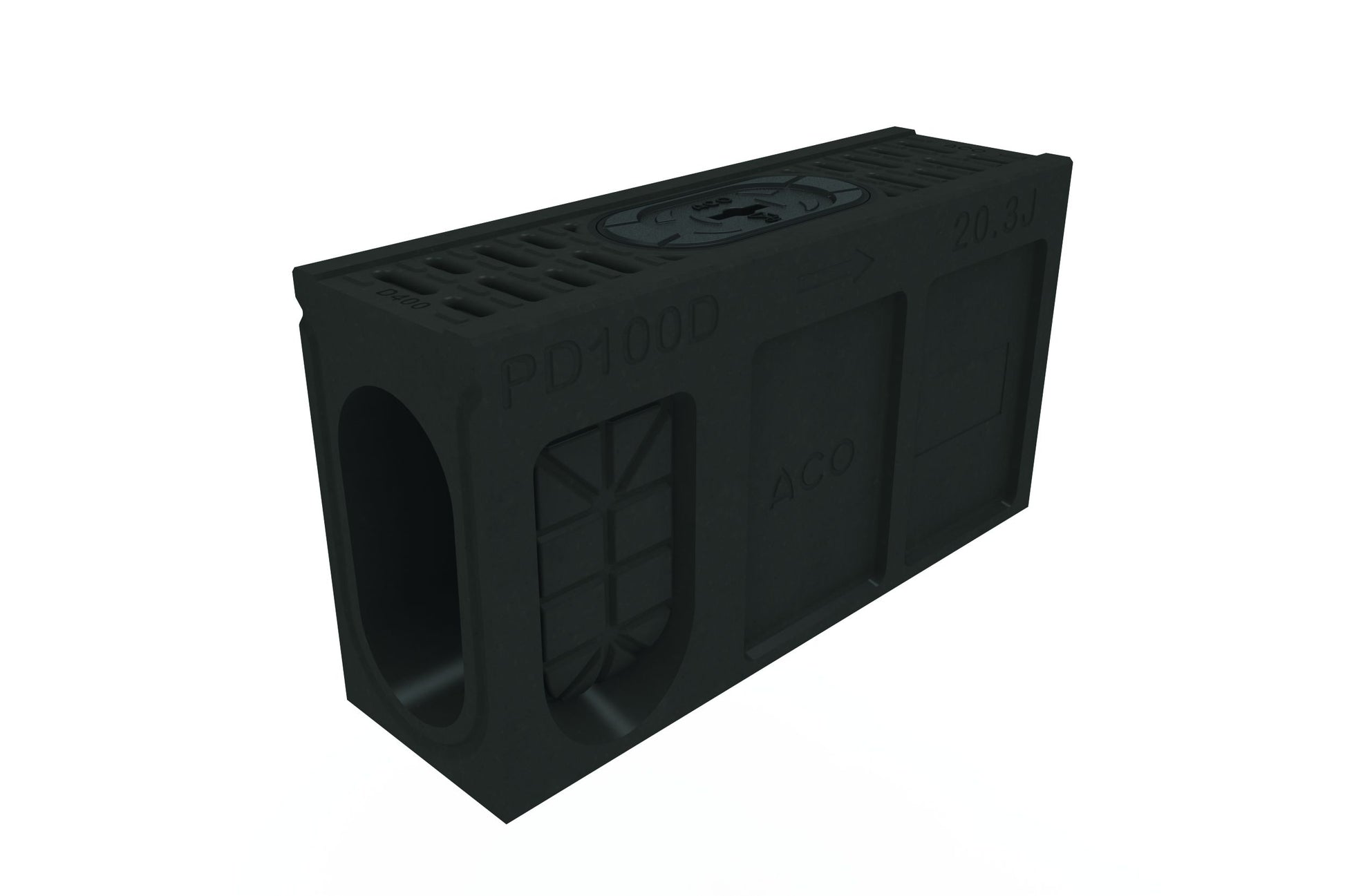 ACO MONODRAIN PD100D 0.3J ACCESS D400 0.5m BLACK 20603