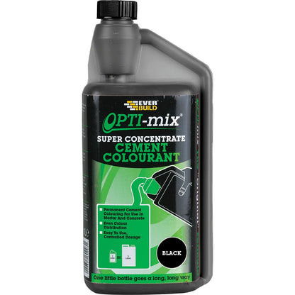 Everbuild Optitone Concentrated Cement Colour 1L Black OPTITONEBK1