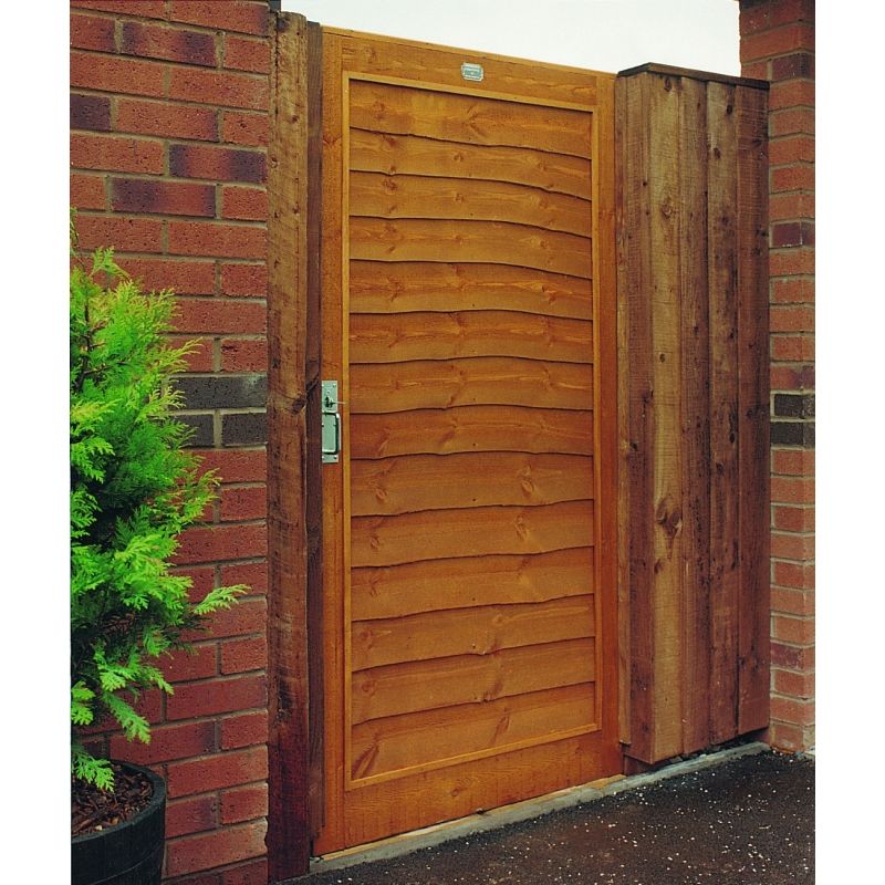GRANGE SEL6 SIDE ENTRY LAP GATE 0.9 x 1.83m GOLDEN BROWN